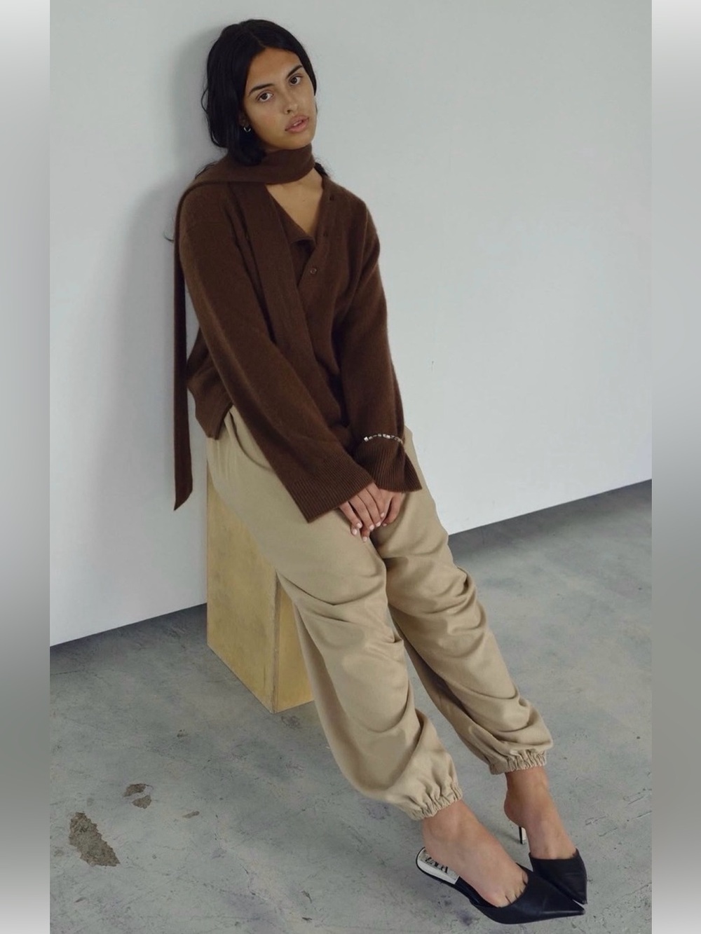 Boheme Goods Raw Silk Harem Pants
